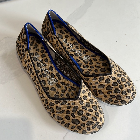 Rothy's Shoes - Rothy’s leopard print ballet shoe